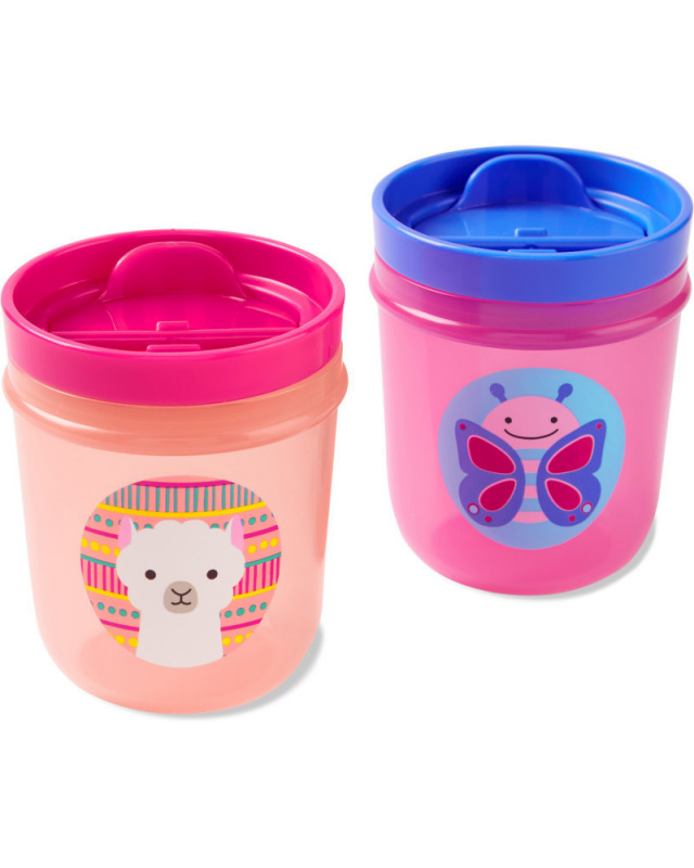 Skip Hop Zoo Tumbler Cups pohár - láma és pillangó